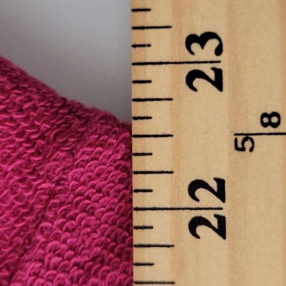 Free People Raspberry Long Sleeve Puff Shoulder Textured Shirt Women Size M - Picture 4 of 10